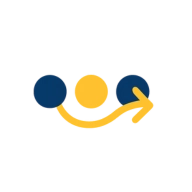 Symbol für Türnotdienst in drei Schritten mit nummerierten Kreisen und Pfeilen