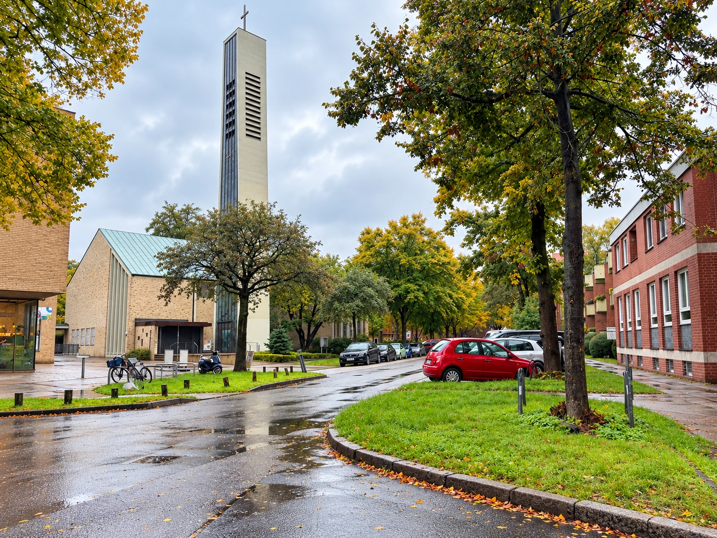 Stadtteilansicht in Hamburg-Barmbek-Süd